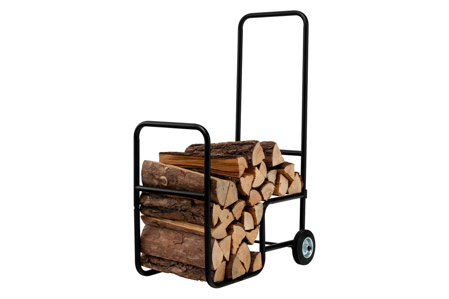 FaFurn - Black Large Firewood Log Cart Carrier