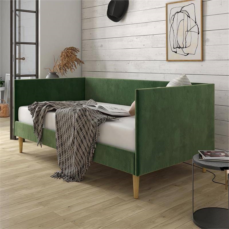 FaFurn - Modern Twin Size Daybed in Green