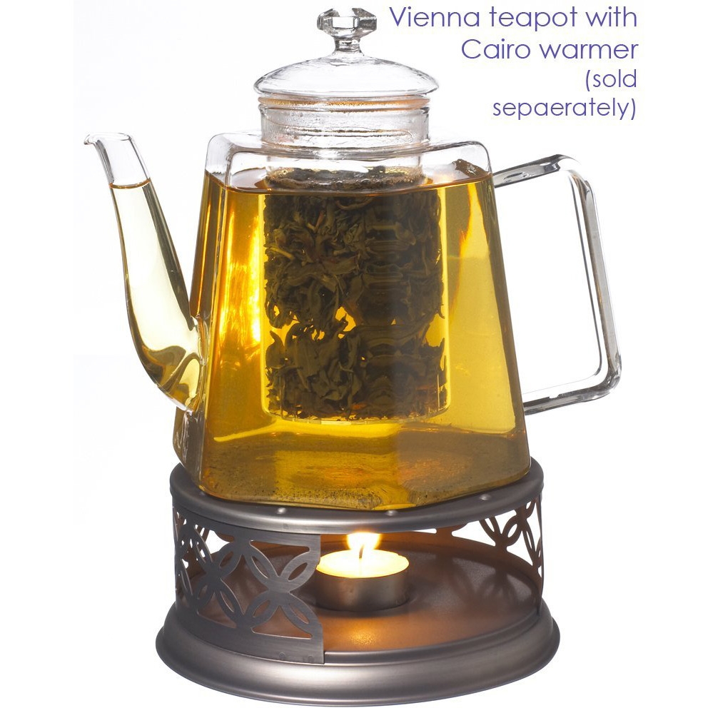 FaFurn - Tea Kettle with Tea Infuser in Glass