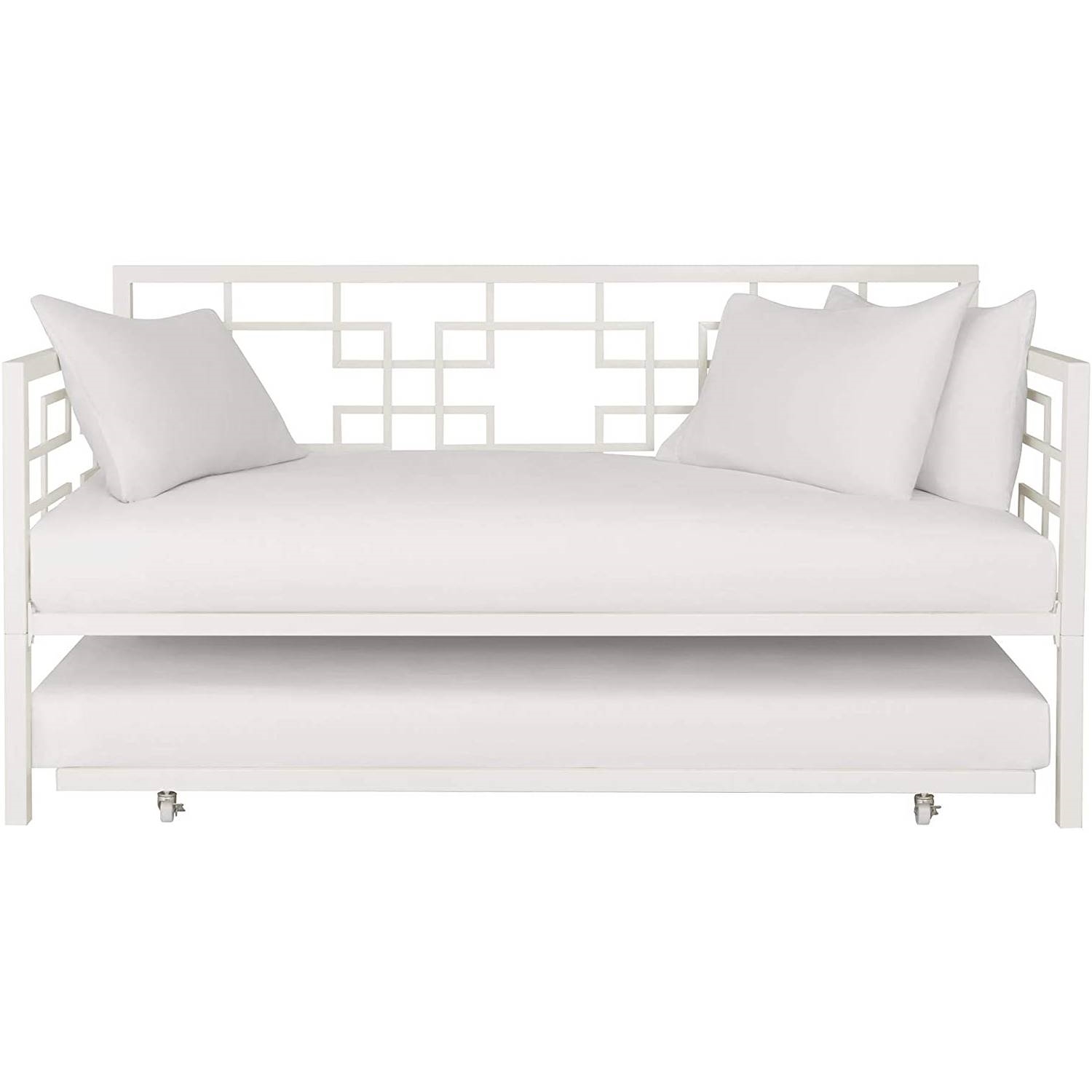 FaFurn - Daybed Frame with Twin Pull-Out Trundle Bed