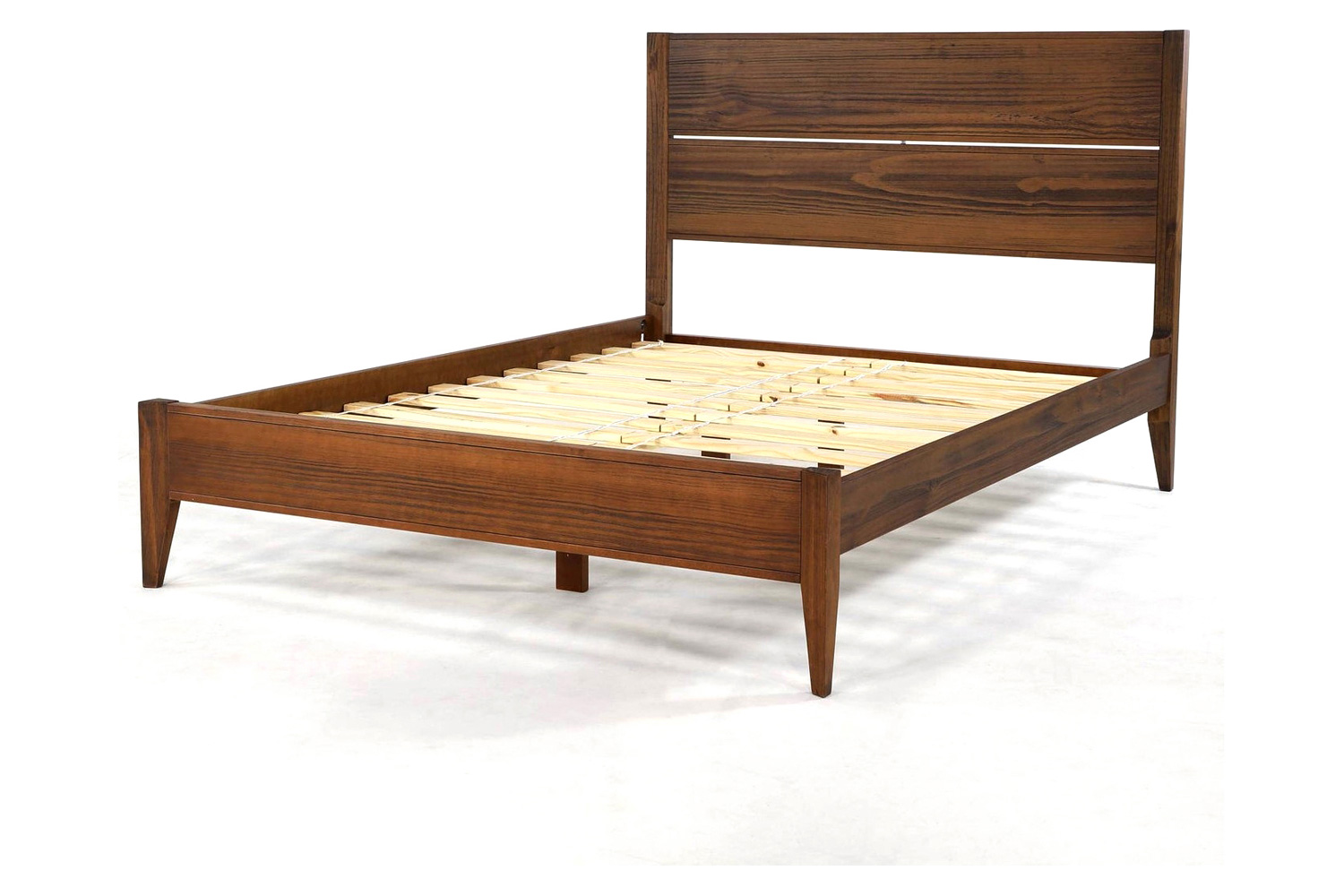 FaFurn - Mid Century Slatted Platform Bed