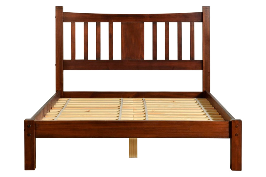 FaFurn - Farmhouse Platform Bed with Headboard (CHFHBF425967)