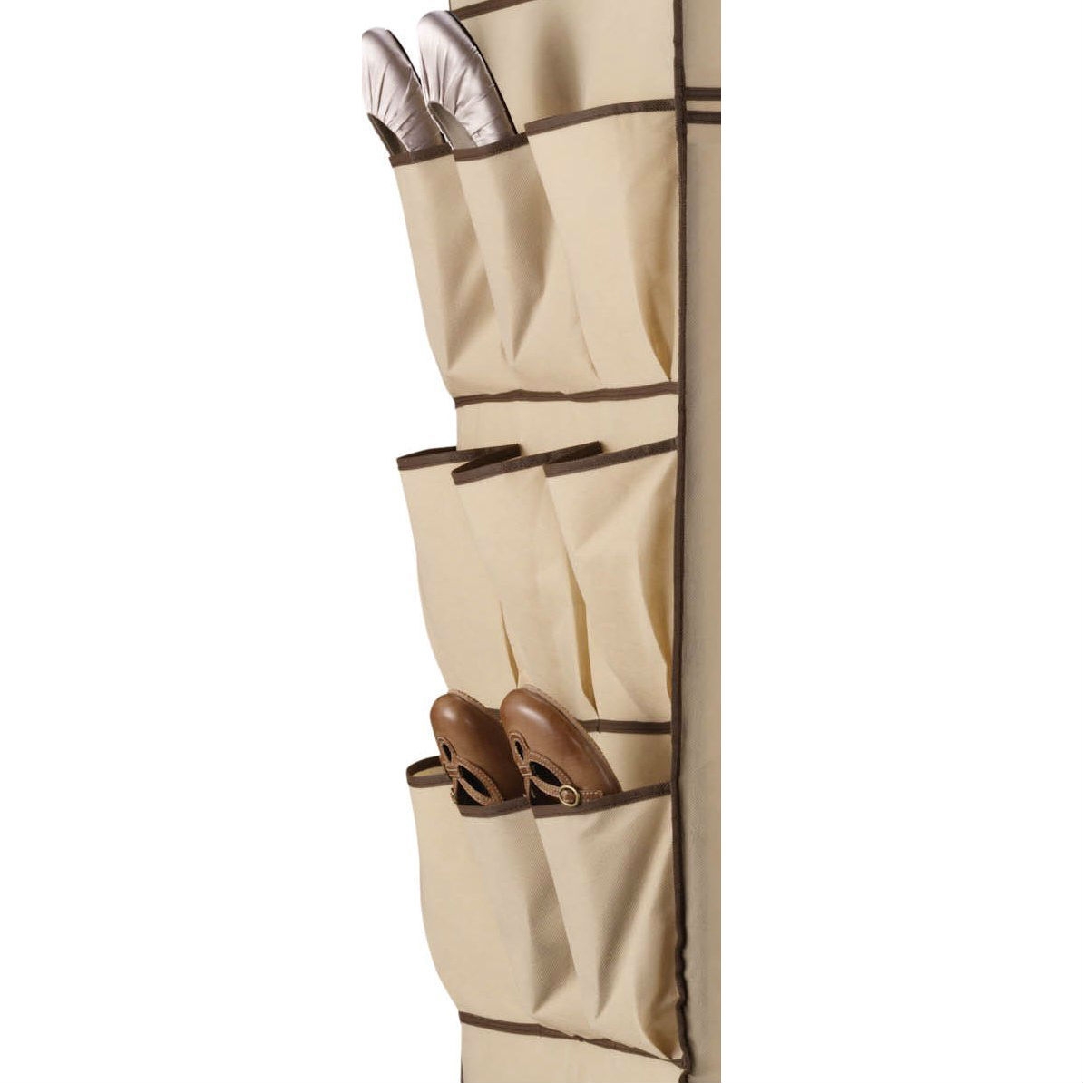 FaFurn - Wardrobe with Shoe Storage in Khaki