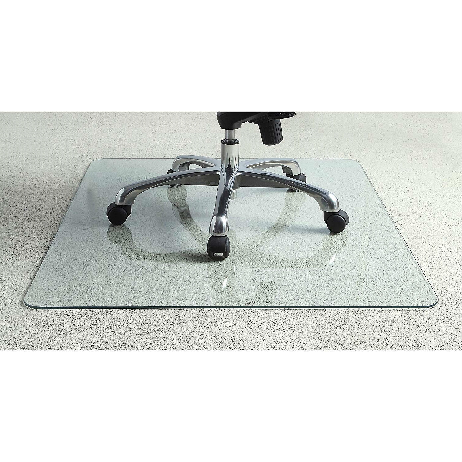 FaFurn Heavy Duty 36" Chair Mat - Tempered Glass