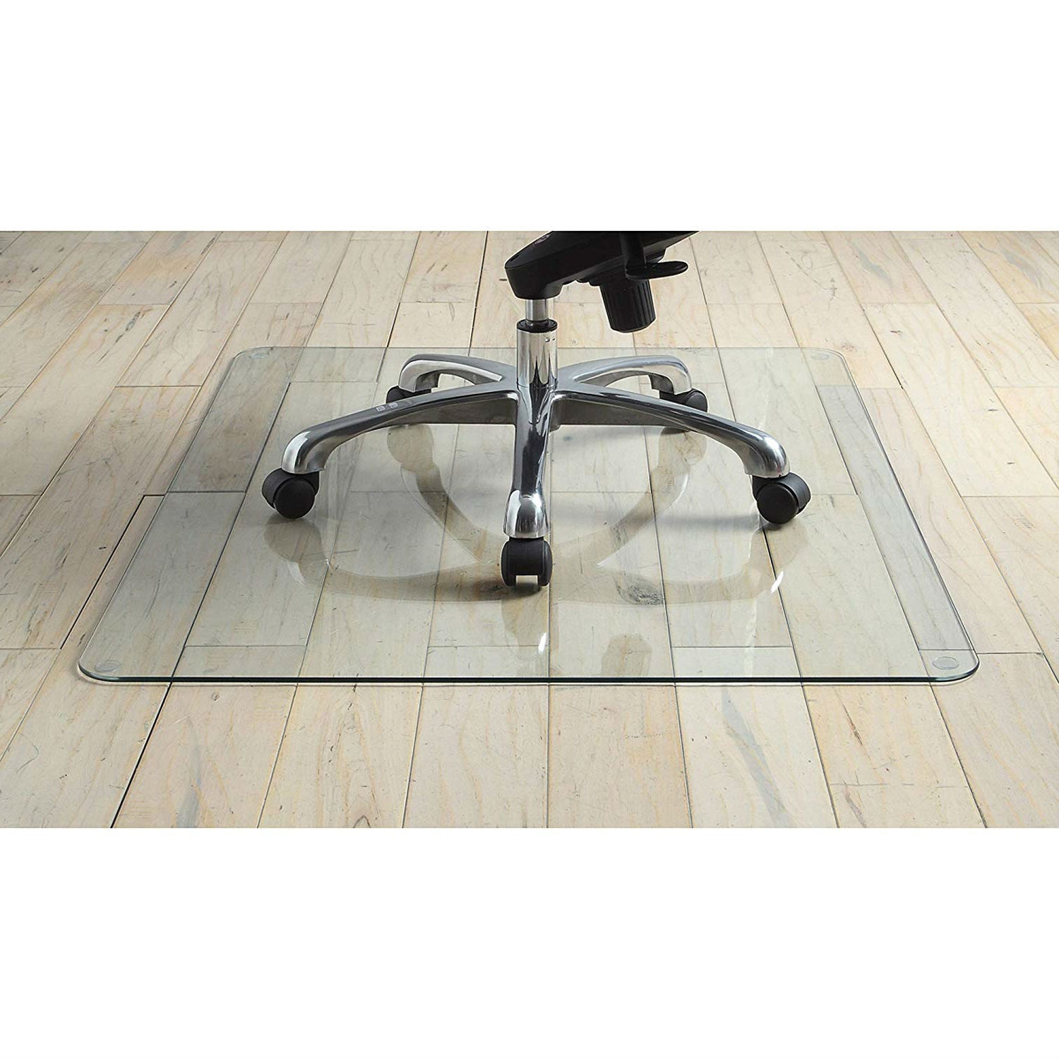 FaFurn Heavy Duty 50" Chair Mat - Tempered Glass