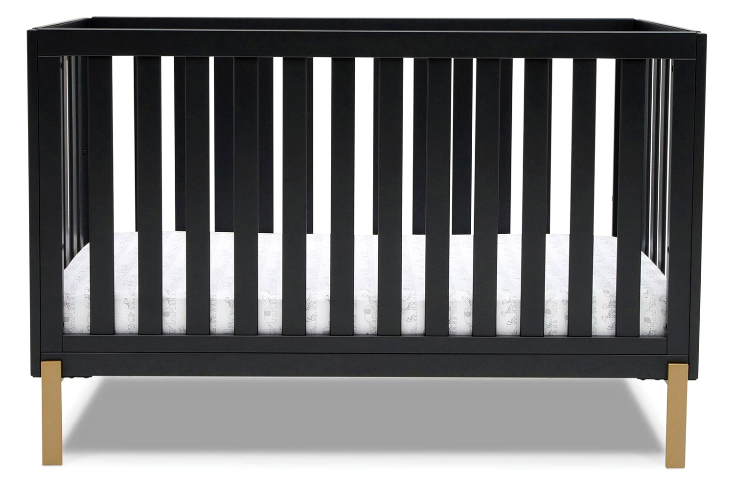 FaFurn - Modern Contemporary Convertible Crib Toddler Bed