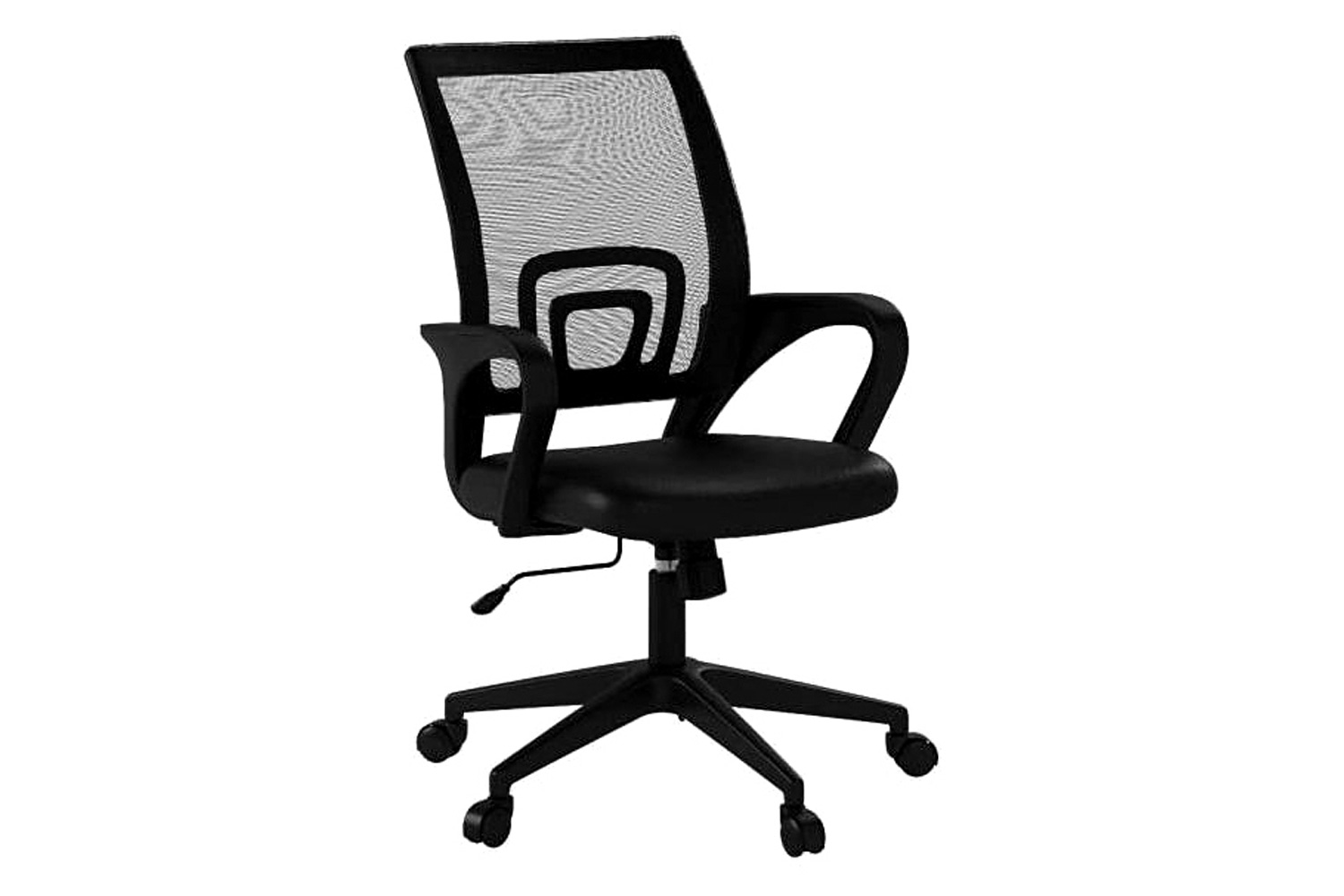 FaFurn - Modern Mid-Back Ergonomic Mesh Office Desk Chair with Armrest On Wheels