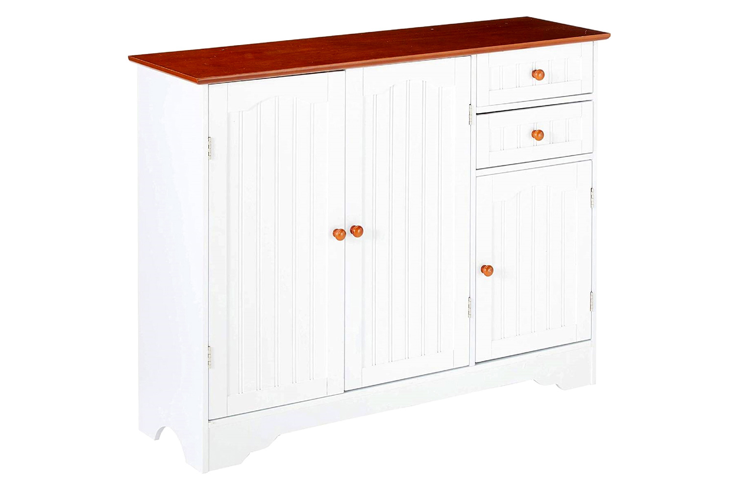 FaFurn - Sideboard Buffet Cabinet with Finish Top and Knobs