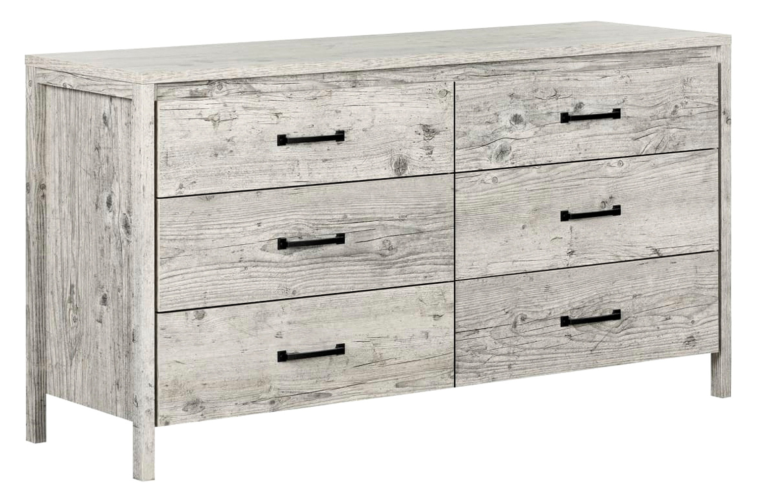 FaFurn - Modern 6 Drawer Double Dresser