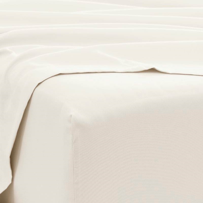 FaFurn 6-Piece King Size Resistant Sheet Set - Ivory, Microfiber/Polyester