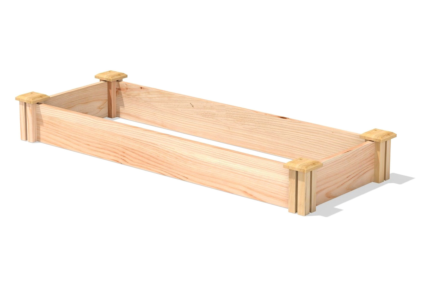 FaFurn Low Profile Cedar Raised Garden Bed - Single