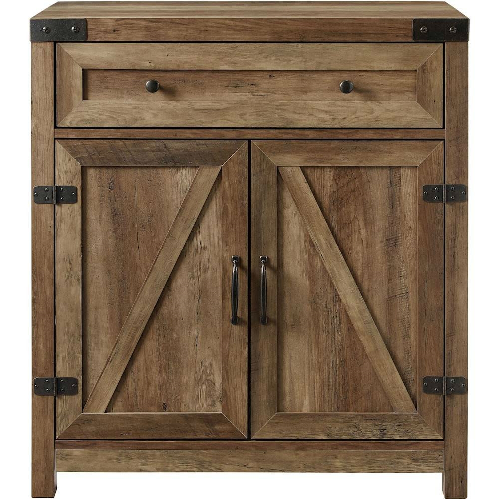 FaFurn - Farmhouse Accent Storage Cabinet in Brown, Wood