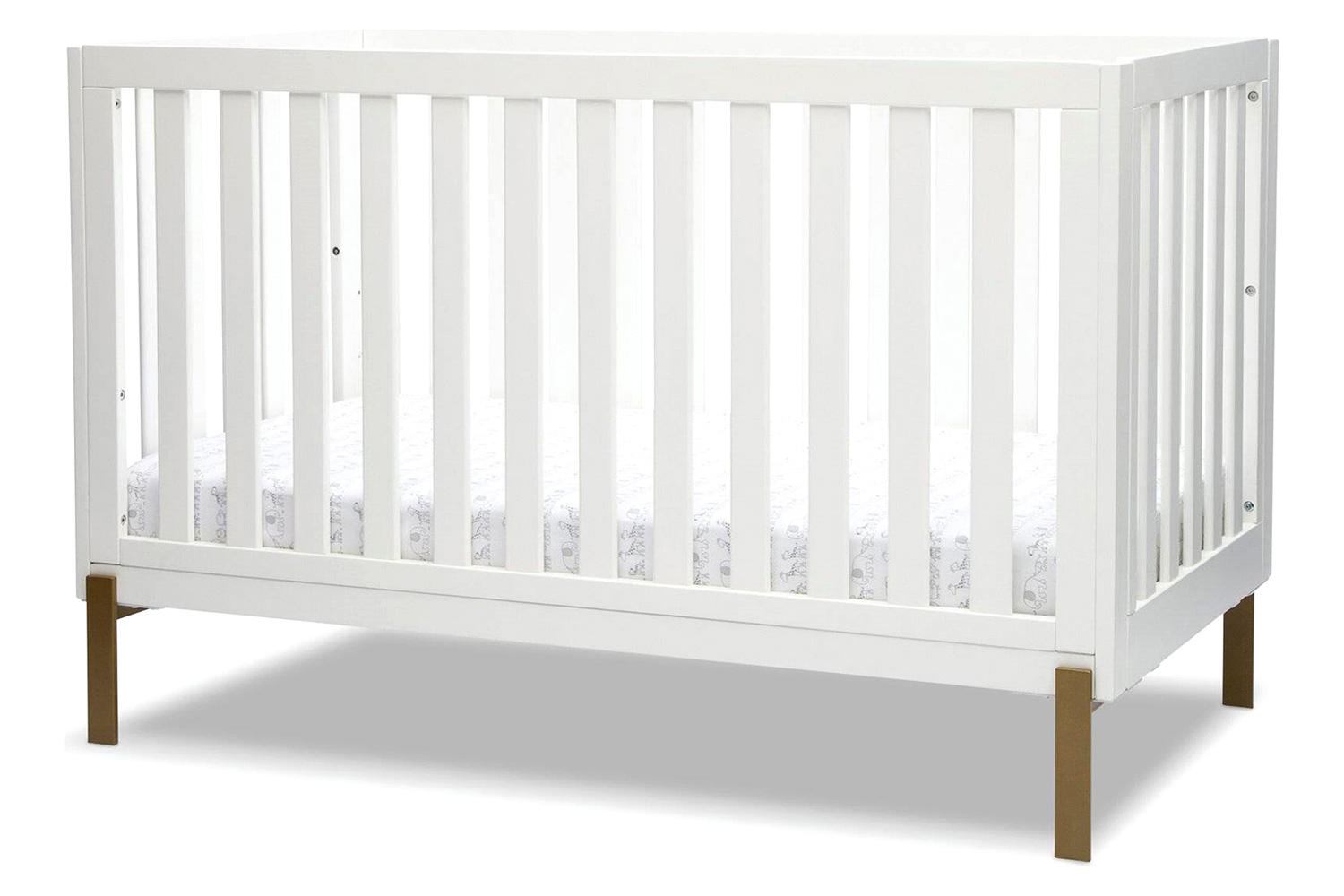 FaFurn - Modern Contemporary Convertible Crib Toddler Bed