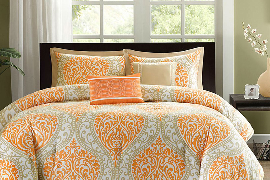 FaFurn - Comforter Set in Damask Print