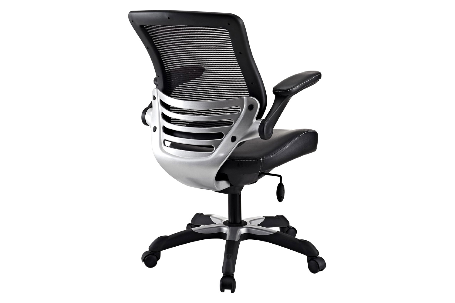 FaFurn Modern Mesh Back Ergonomic Office Chair with Flip-Up Arms - Black