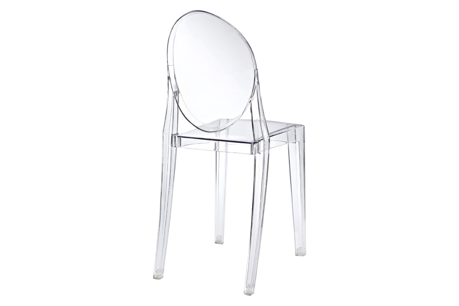 FaFurn - Stackable Clear Acrylic Dining Chair For Indoor Or Outdoor Use