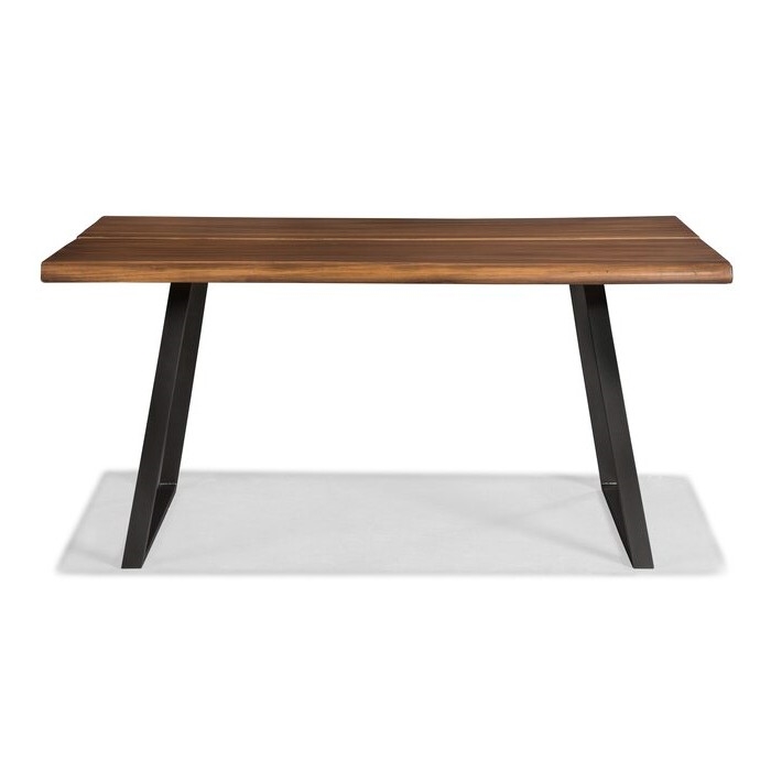 FaFurn - Farmhouse Dining Table in Walnut, Wood