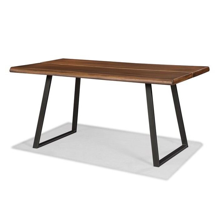 FaFurn - Farmhouse Dining Table in Walnut, Wood