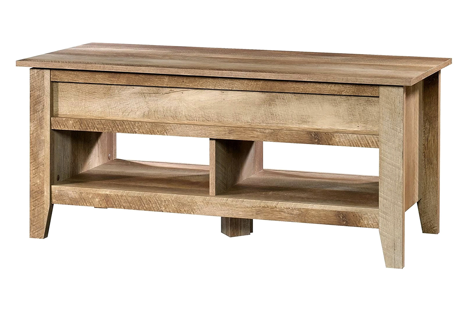 FaFurn - Rustic Farmhouse Oak Lift Top Coffee Table