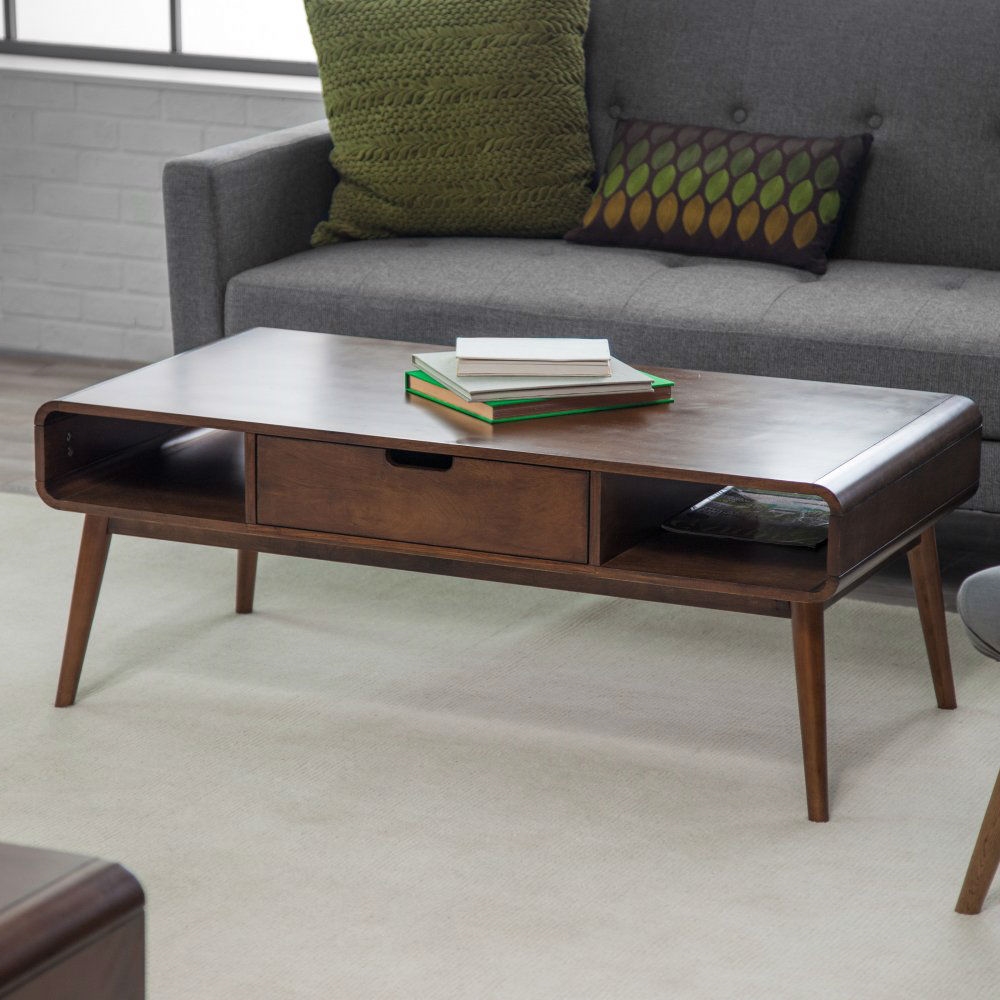 FaFurn Modern Coffee Table - Walnut, Wood