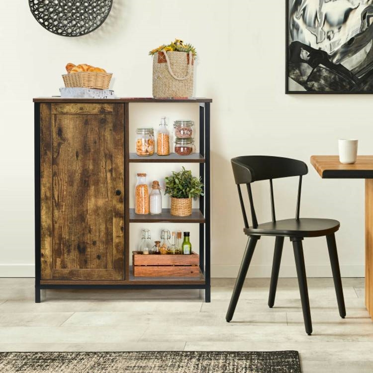 FaFurn - Sideboard Buffet in Black, Wood