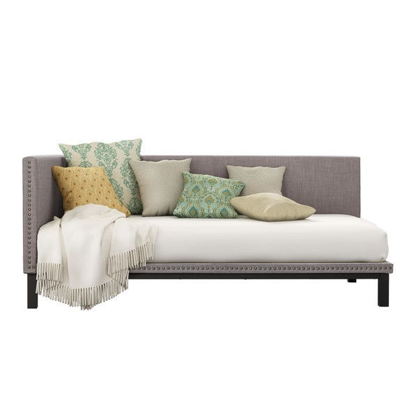 FaFurn - Modern Daybed in Gray, Fabric