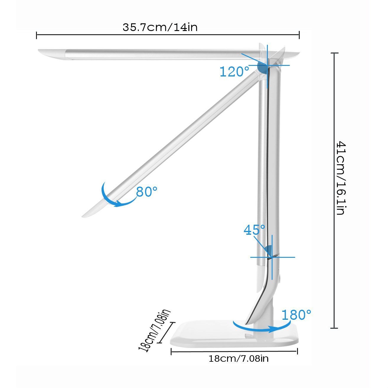 FaFurn Dimmable Table Lamp - White