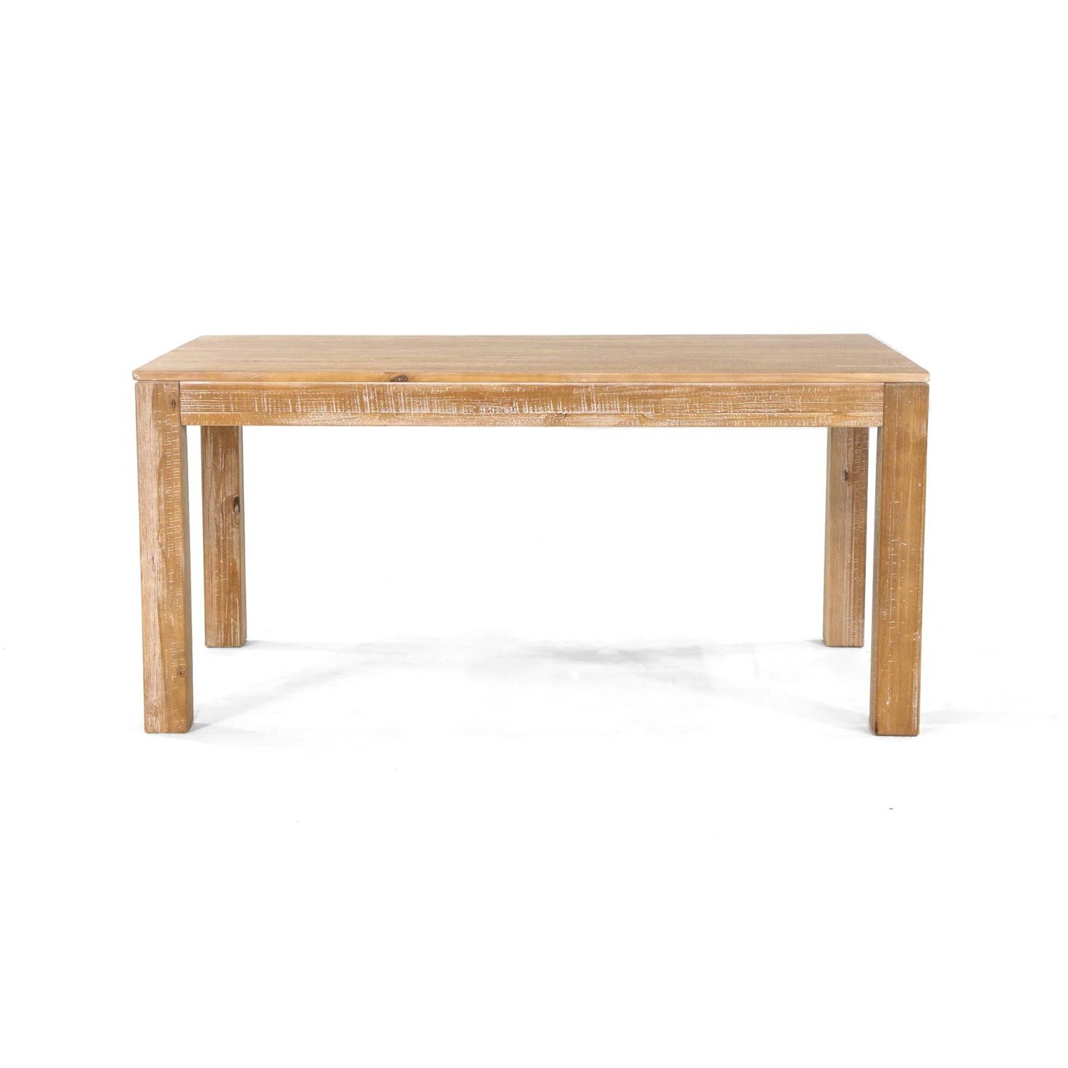 FaFurn Modern Rectangle Dining Table - Light Brown, Wood