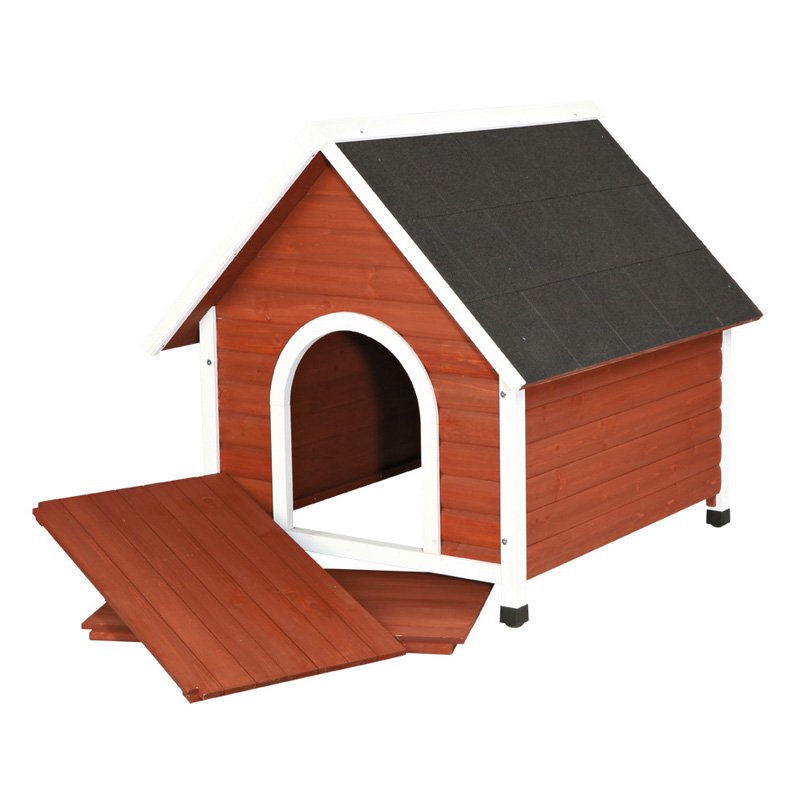 FaFurn - Medium Dog House with Asphalt Shingles