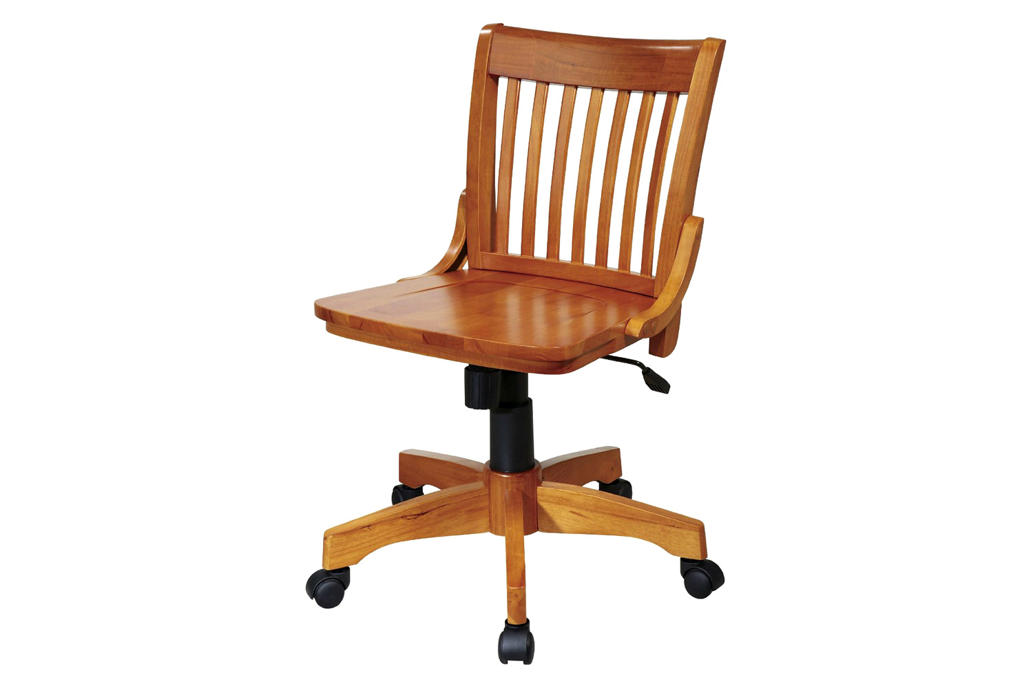 FaFurn - Armless Bankers Chair with Adjustable Height Seat