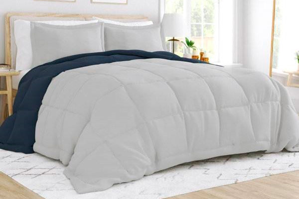 FaFurn - 3-Piece Reversible Comforter Set (NAVYCOMS5395871)