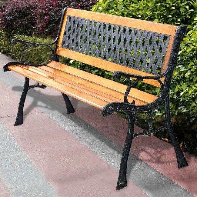 FaFurn - Garden Porch Chair Bench in Cast Iron