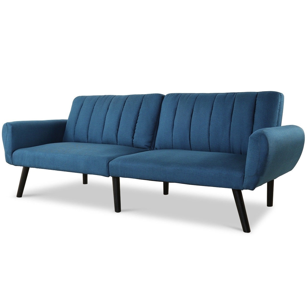 FaFurn™ Modern Sofa-Bed - Navy Blue, Linen