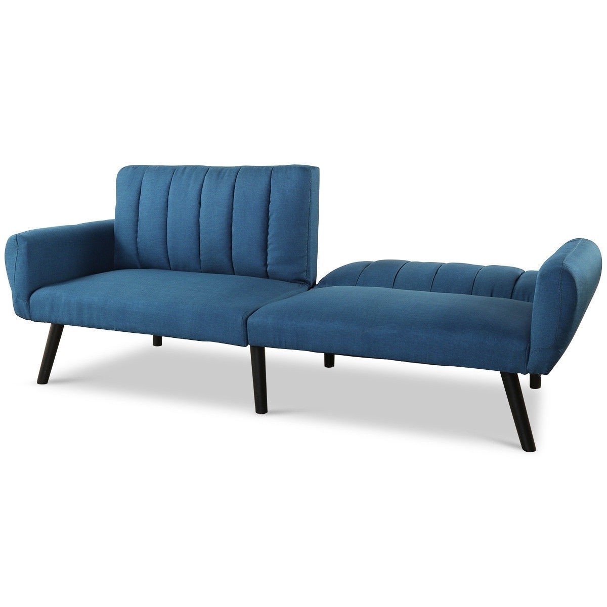 FaFurn™ Modern Sofa-Bed - Navy Blue, Linen