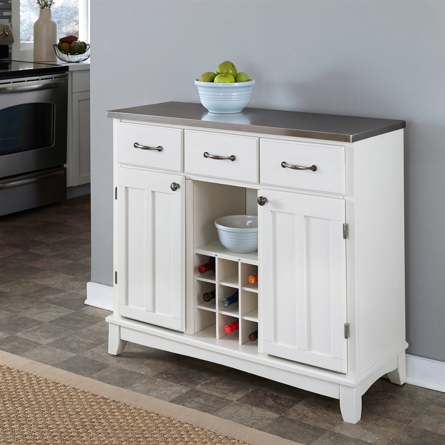 FaFurn - Sideboard Buffet in White, Wood