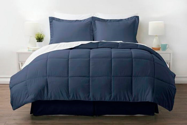 FaFurn - 6-Piece Reversible Comforter Set (NAVYCSET538471)