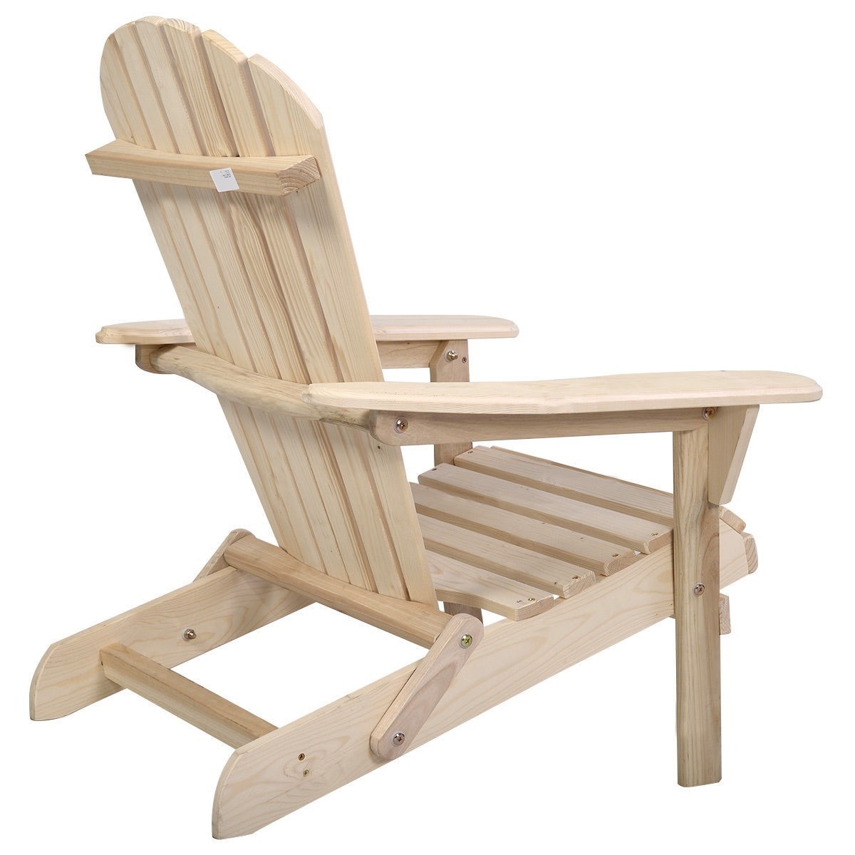 FaFurn - Folding Adirondack Chair in Light Oak, Wood