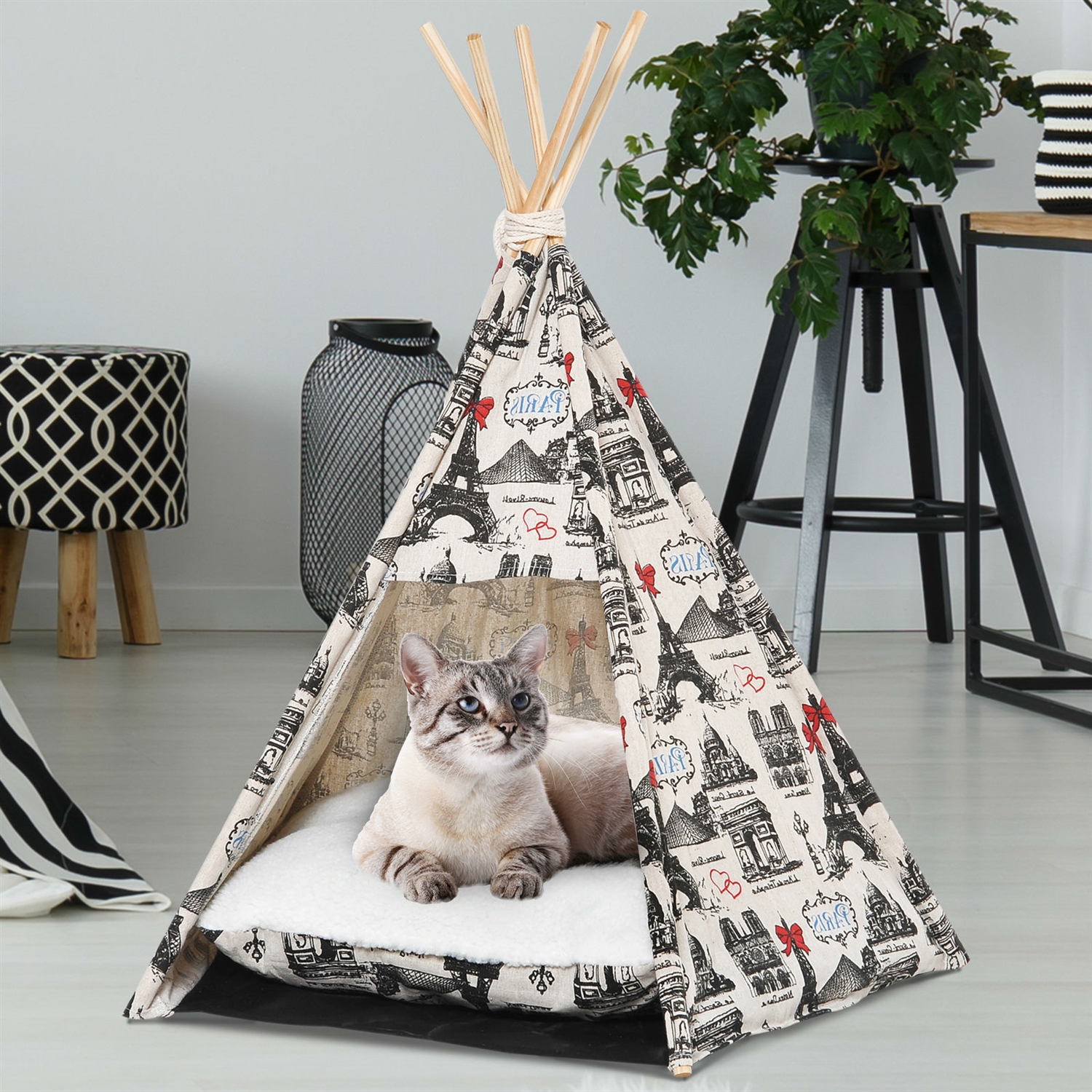 FaFurn - Foldable Tent Cat Dog in Cotton