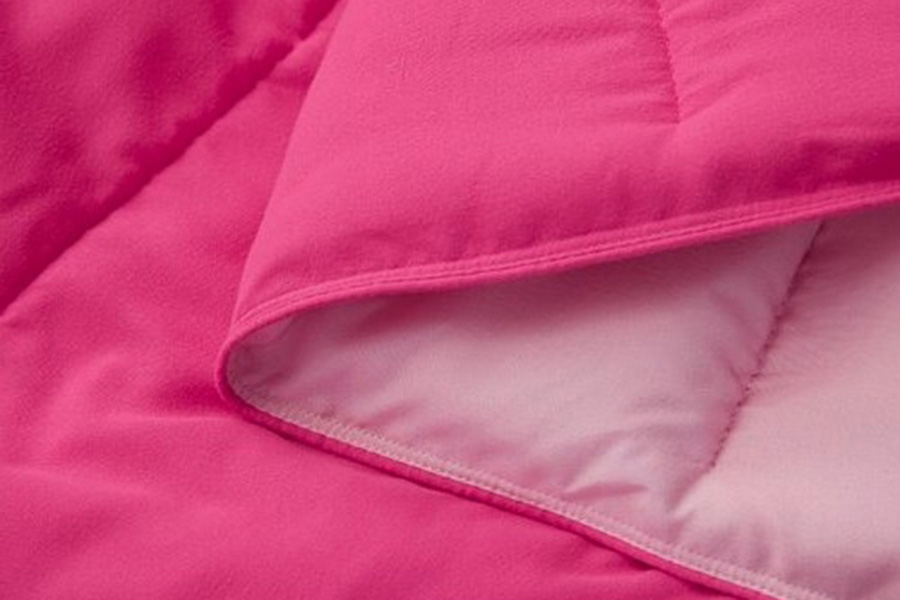 FaFurn Traditional Microfiber Reversible 3 Piece Comforter Set - Pink, Full/Queen Size