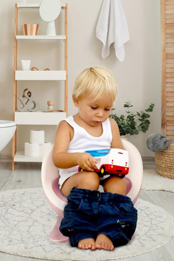 FaFurn - Pink Toddler Potty Splash Proof Training Toilet