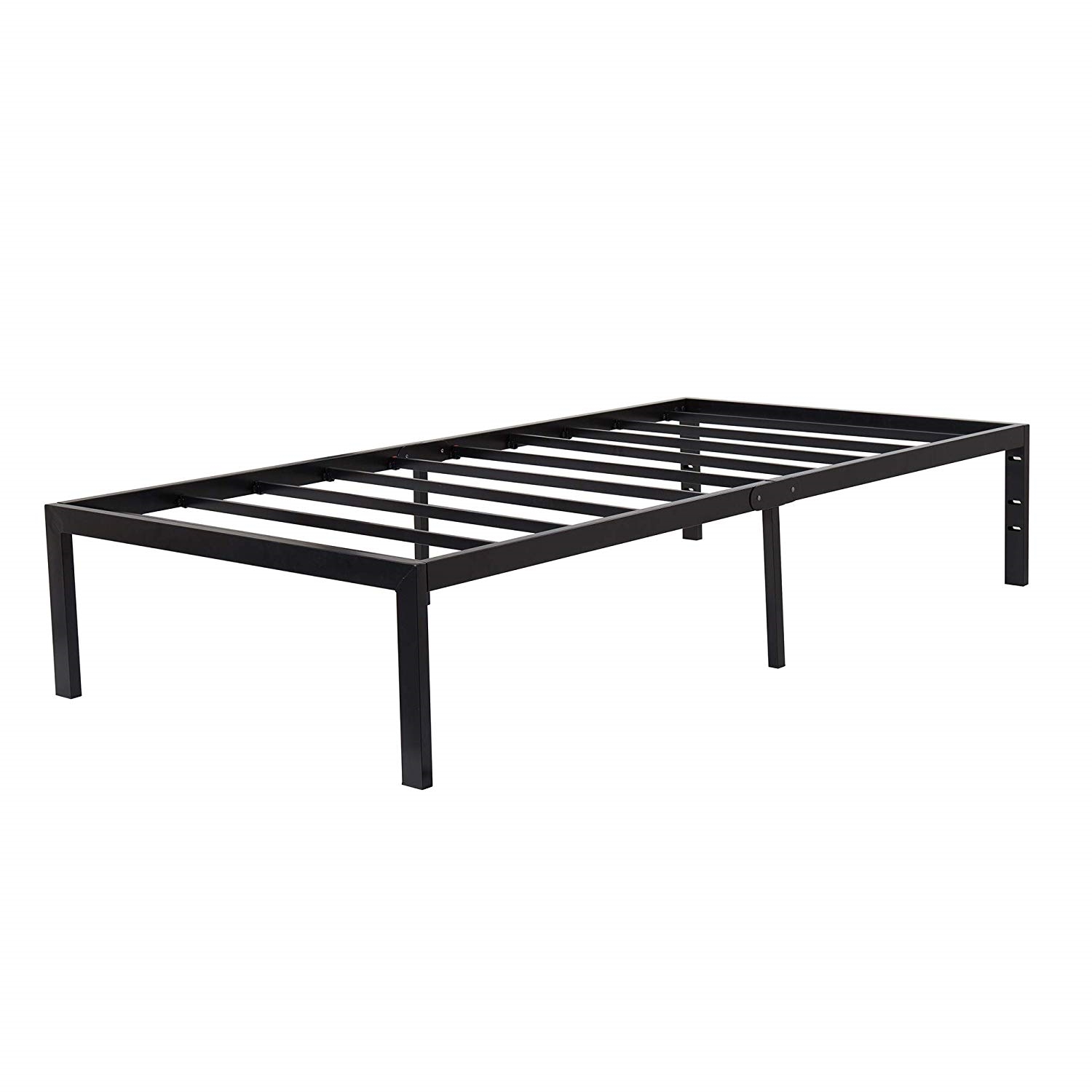 FaFurn - Twin Size Platform Bed Frame in Black, Metal