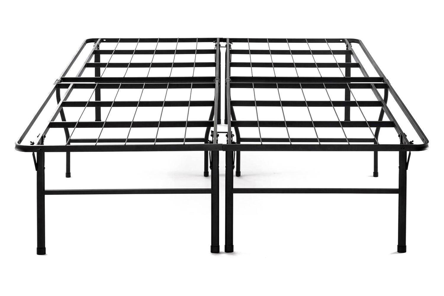 FaFurn - Queen Size 18-Inch High Rise Folding Metal Platform Bed Frame