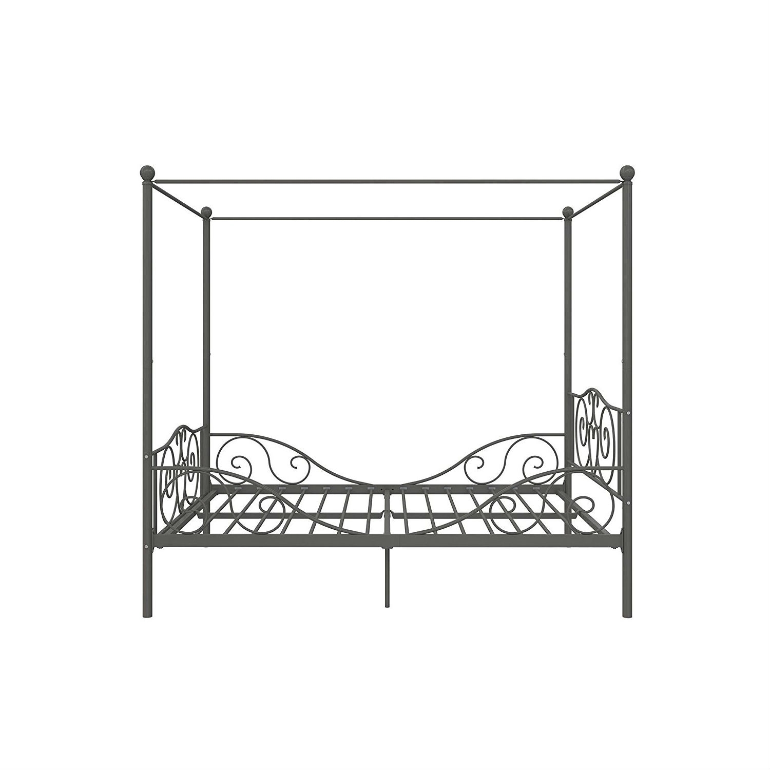 FaFurn Full Size Canopy Bed Frame - Metal, Metal