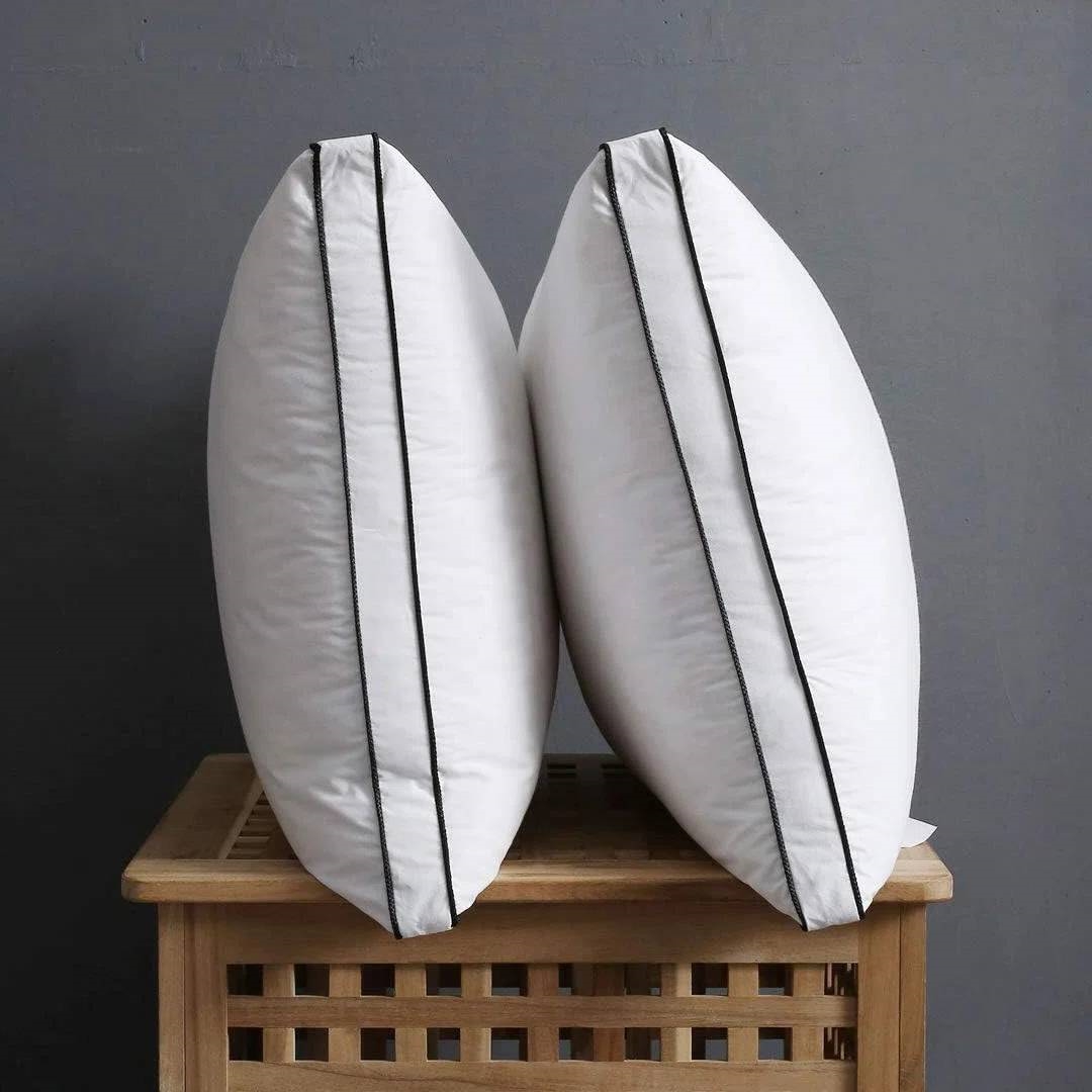 FaFurn Set of 2 Bed Pillow - Gusseted Goose Down, Queen Size