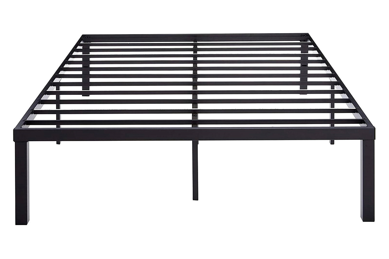 FaFurn Modern 16-Inch Heavy Steel Metal Platform Bed Frame - Queen Size