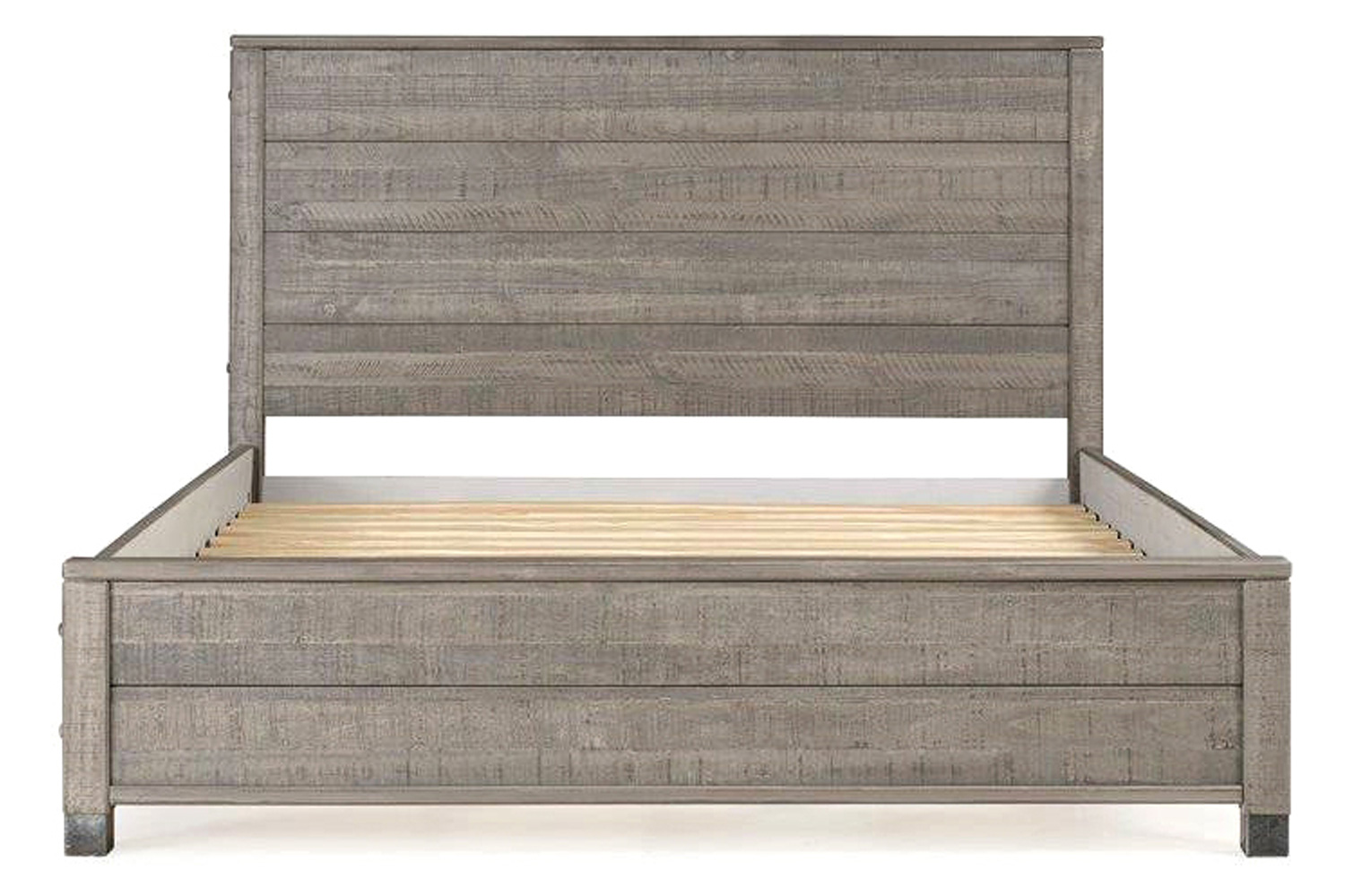 FaFurn - Solid Wood Platform Bed Frame with Headboard (QNDRGBF595716)