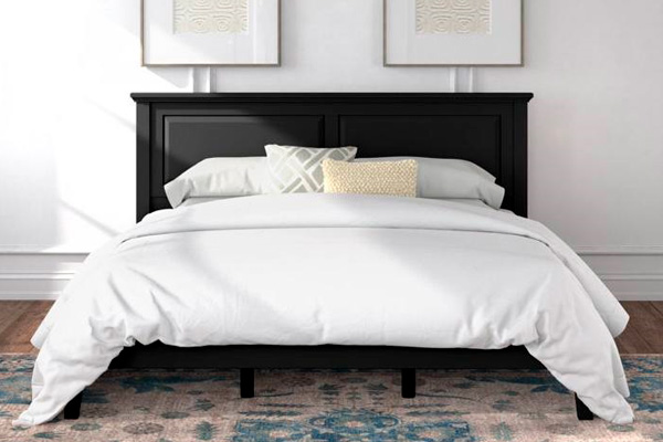 FaFurn - Traditional Platform Bed with Headboard (BKTRPBH528361)