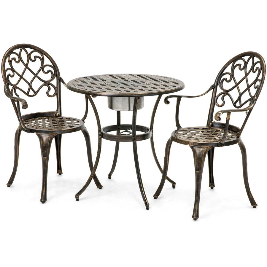 FaFurn - Bistro Set in Antique Copper