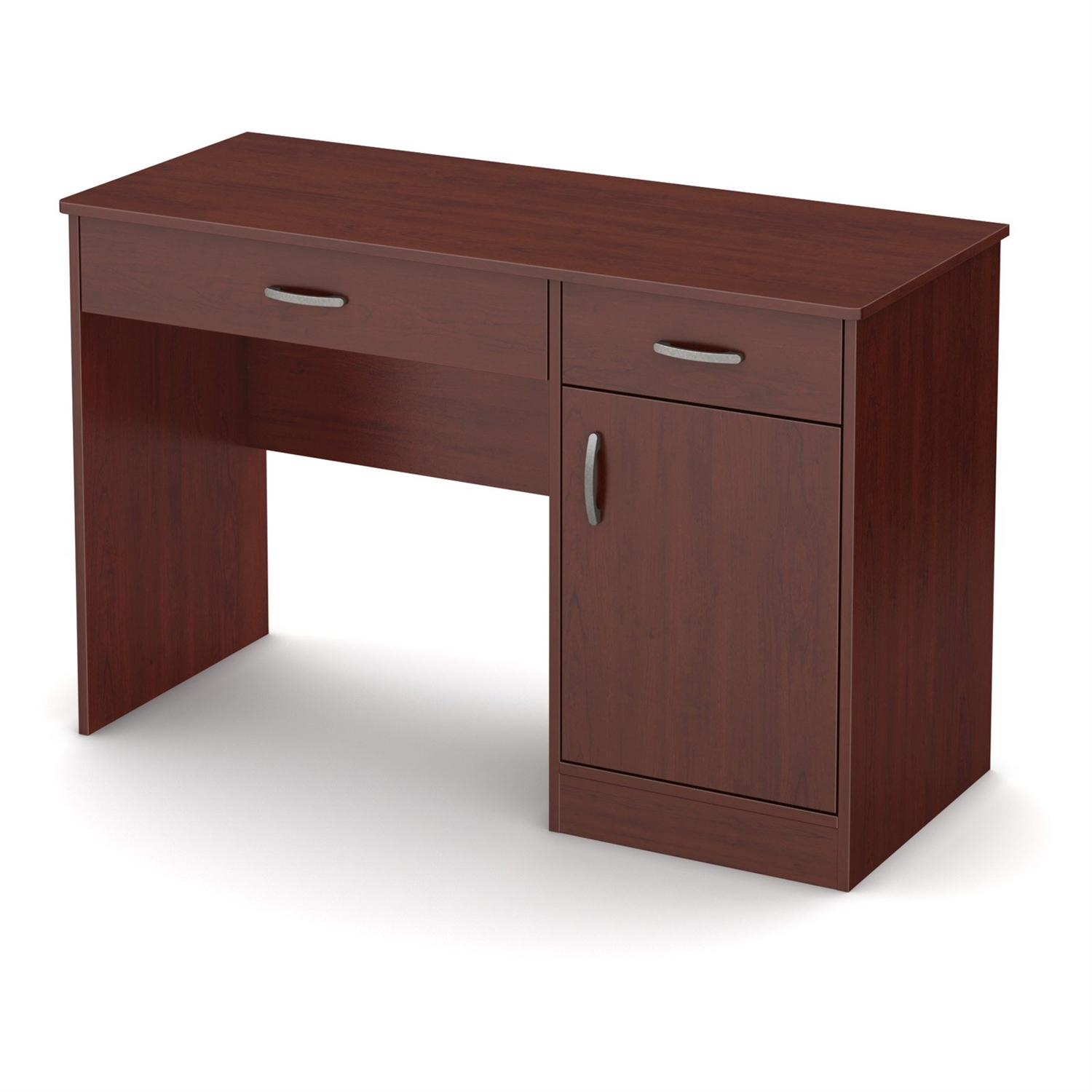 FaFurn - Modern Computer Desk in Royal Cherry, Wood