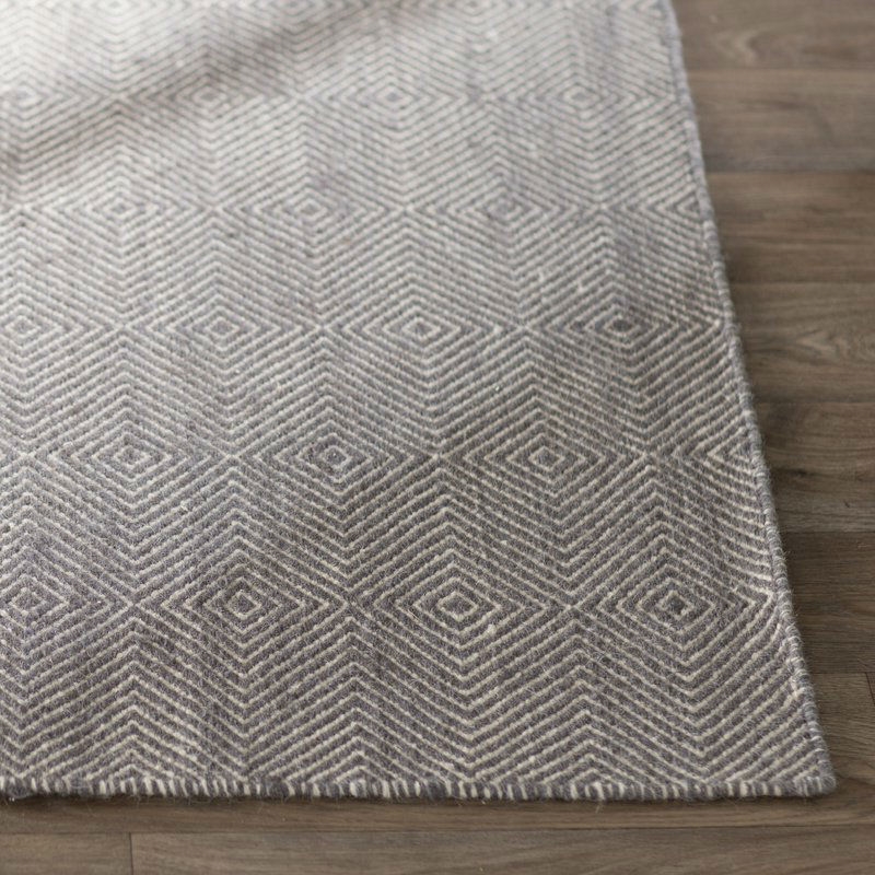 FaFurn 48x72" Rug - Gray, Wool/Cotton